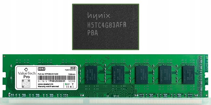 paměť Ram 8GB DDR3 1600MHz DIMM Pro Pc