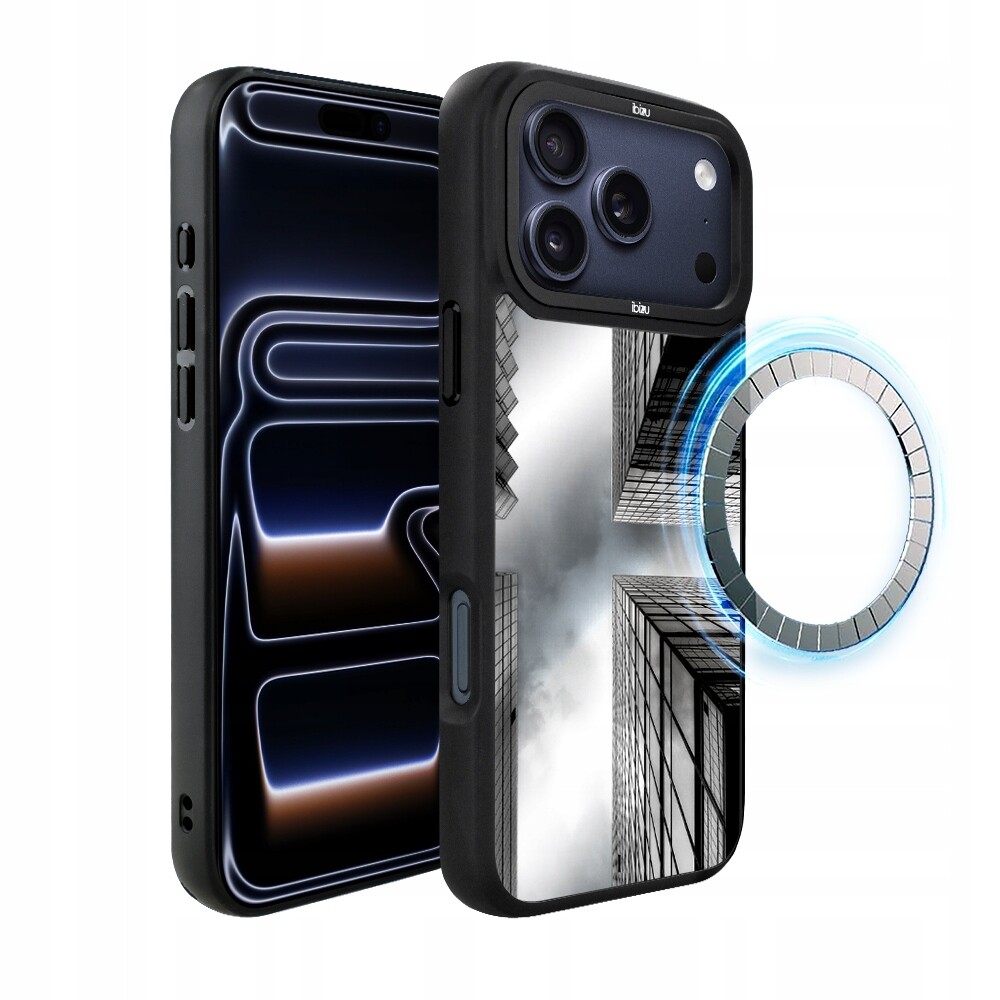 Pouzdro pro iPhone 17 Pro Ibizu DropGuard Matt s MagSafe, mrakodrapy