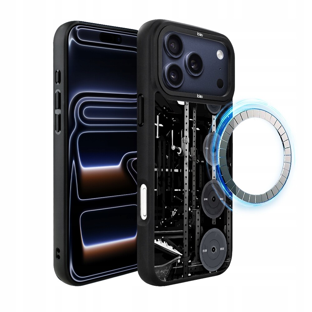 Pouzdro pro iPhone 17 Pro Max Ibizu DropGuard Matt s MagSafe, Železná stanice