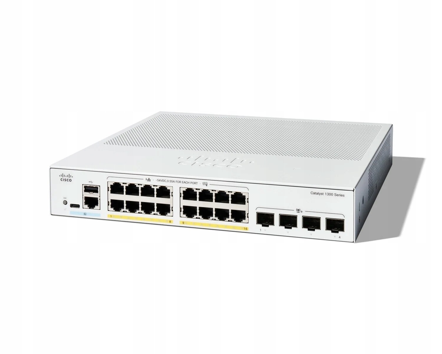 Cisco C1300-16P-4X síťové připojení Spravovaný L2/L3 Gigabit Ethernet (10/100