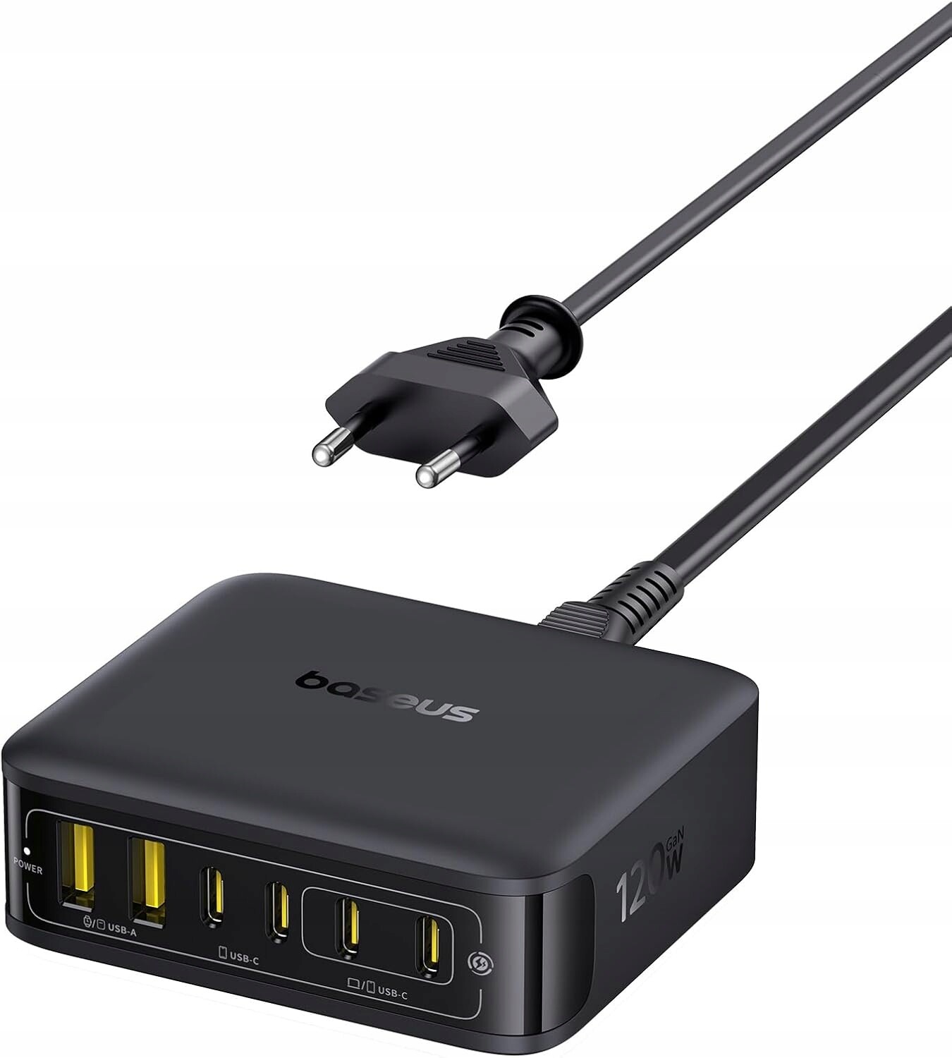 Rychlá Nabíječka Baseus EnerFill FH21 120W GaN6 6 port 2xUSB 4xUSB-C