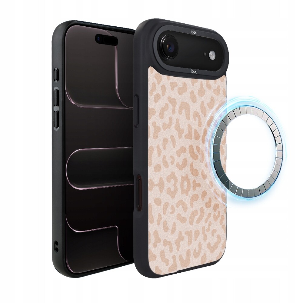 Pouzdro pro iPhone Air Ibizu DropGuard Matt s MagSafe, Boho, Jemná panterka