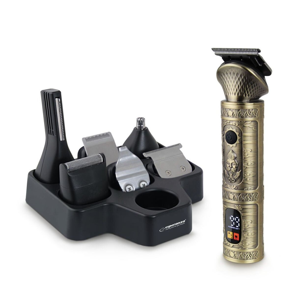 Zastřihovač vlasů Esperanza 7v1 Adonis EBC006 Holicí Strojek Na Vlasy Barber