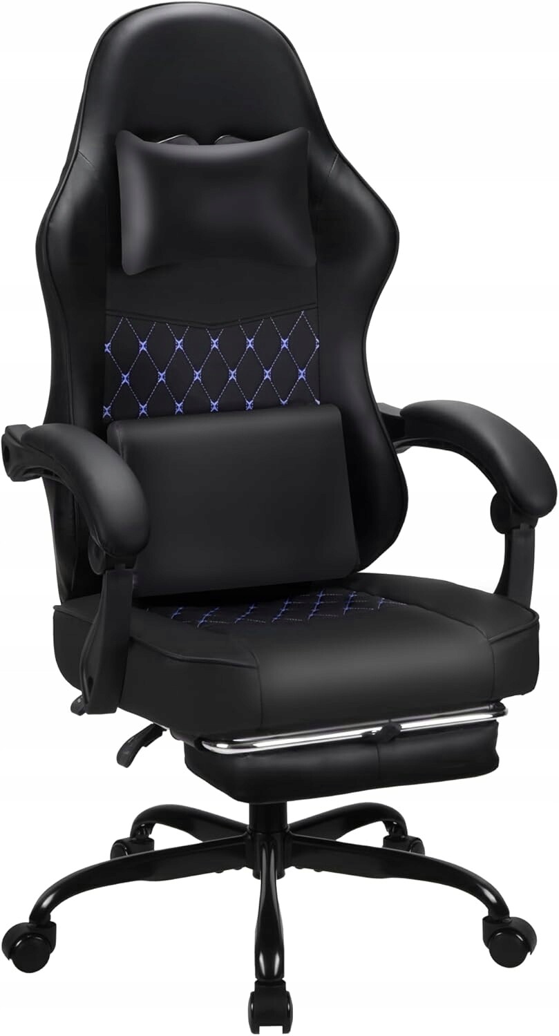 Herní Křeslo T-tree Ergonomické Otočné S Nastavitelnou Opěrkou Až Do 150 Kg