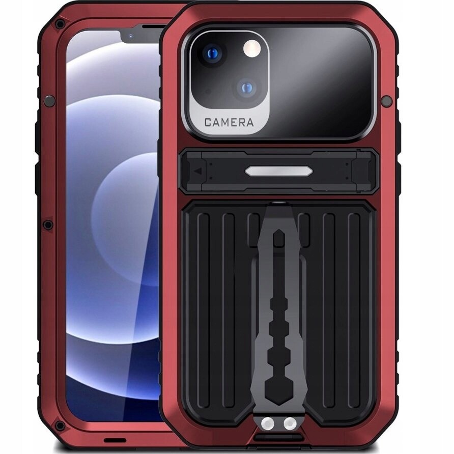 Pancéřové Pouzdro Sklo Armor Kickstand pro iPhone 13 s podstavcem, kryt