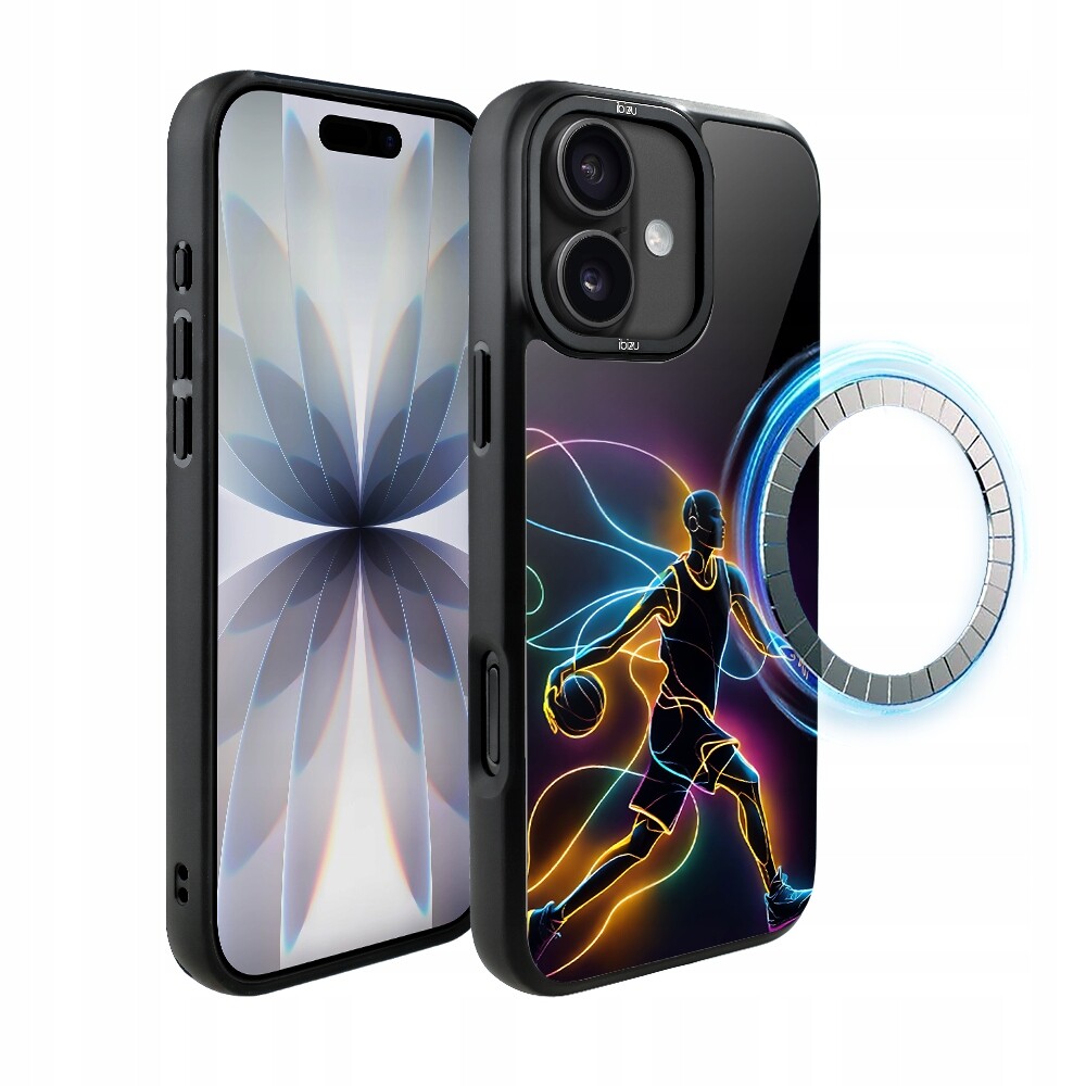 Pouzdro pro iPhone 17 Ibizu DropGuard Matt s MagSafe, Duch basketbalu