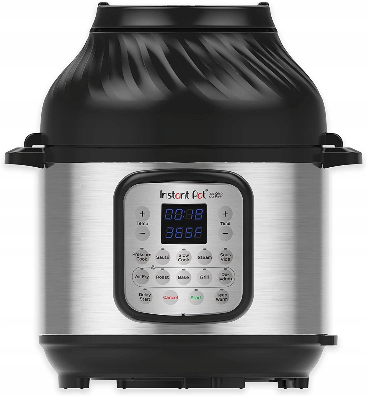 Instant Pot Duo Crisp Tlakový hrnec, stříbrný, 5.7 l