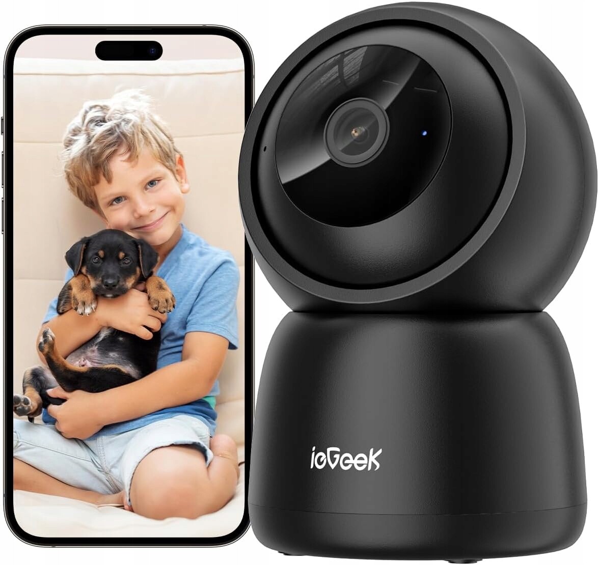 Vnitřní Otočná Kamera Iegeek SC1 Domácí Monitorování 5MP Wi-fi Smart