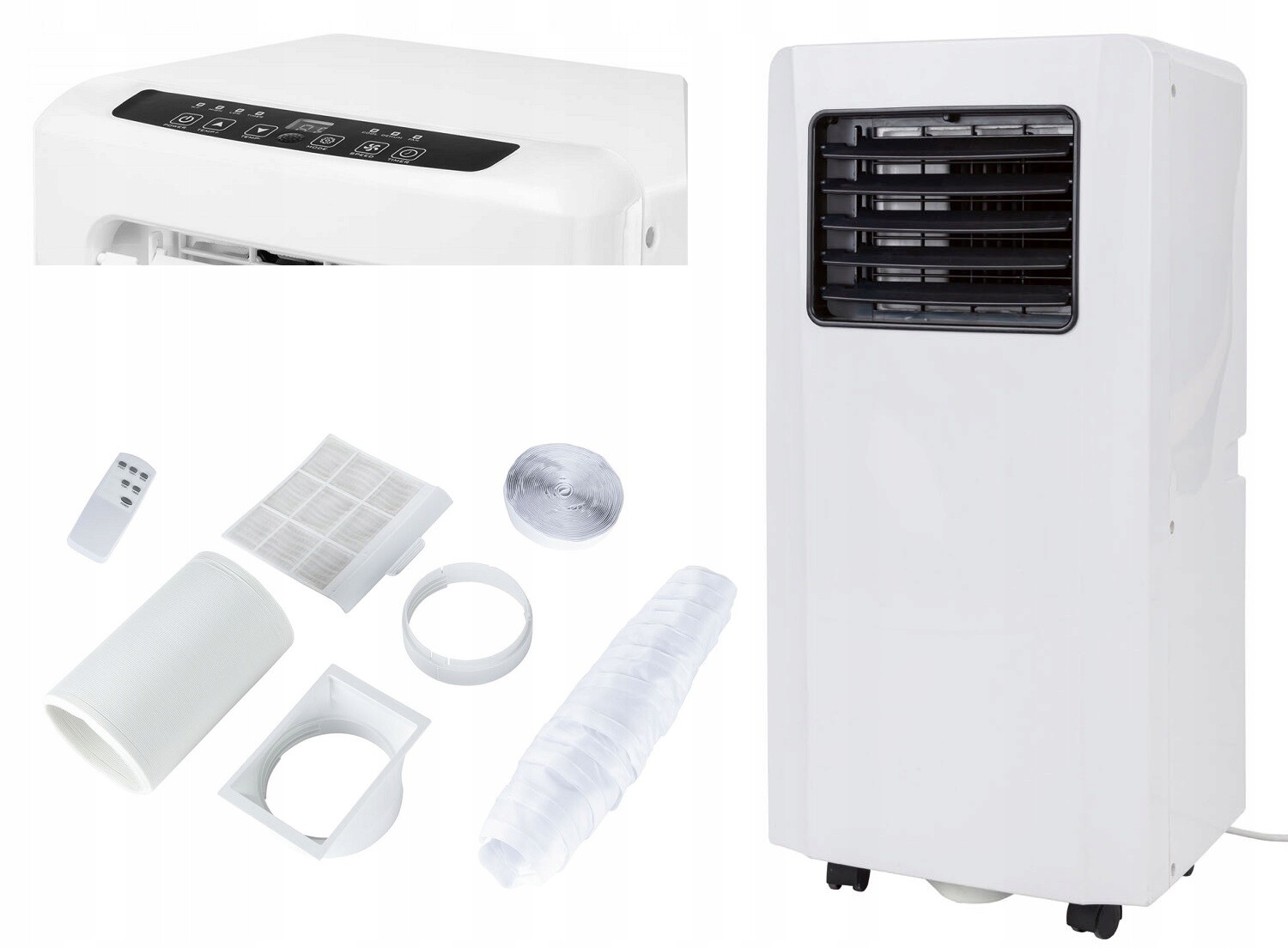 LuX Přenosný Klimatizátor 3v1 Odvlhčovač Chlazení Vzduchu Pilot 7000BTU