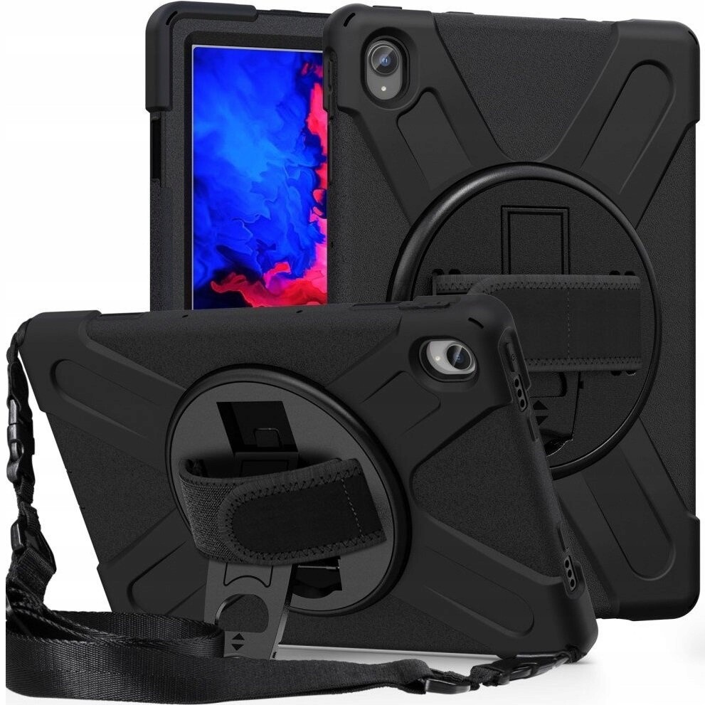 Pancéřové Pouzdro Pro Lenovo Tab P11 P11 Plus Pouzdro S Páskem