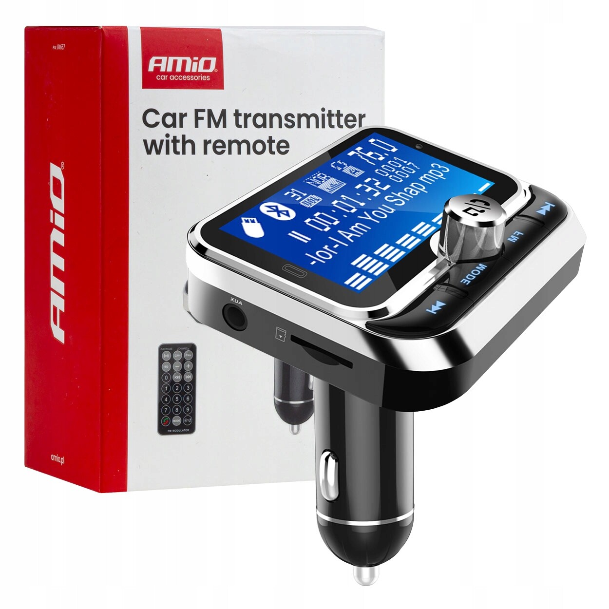 Fm transmitter 2×USB-A 12V 24V