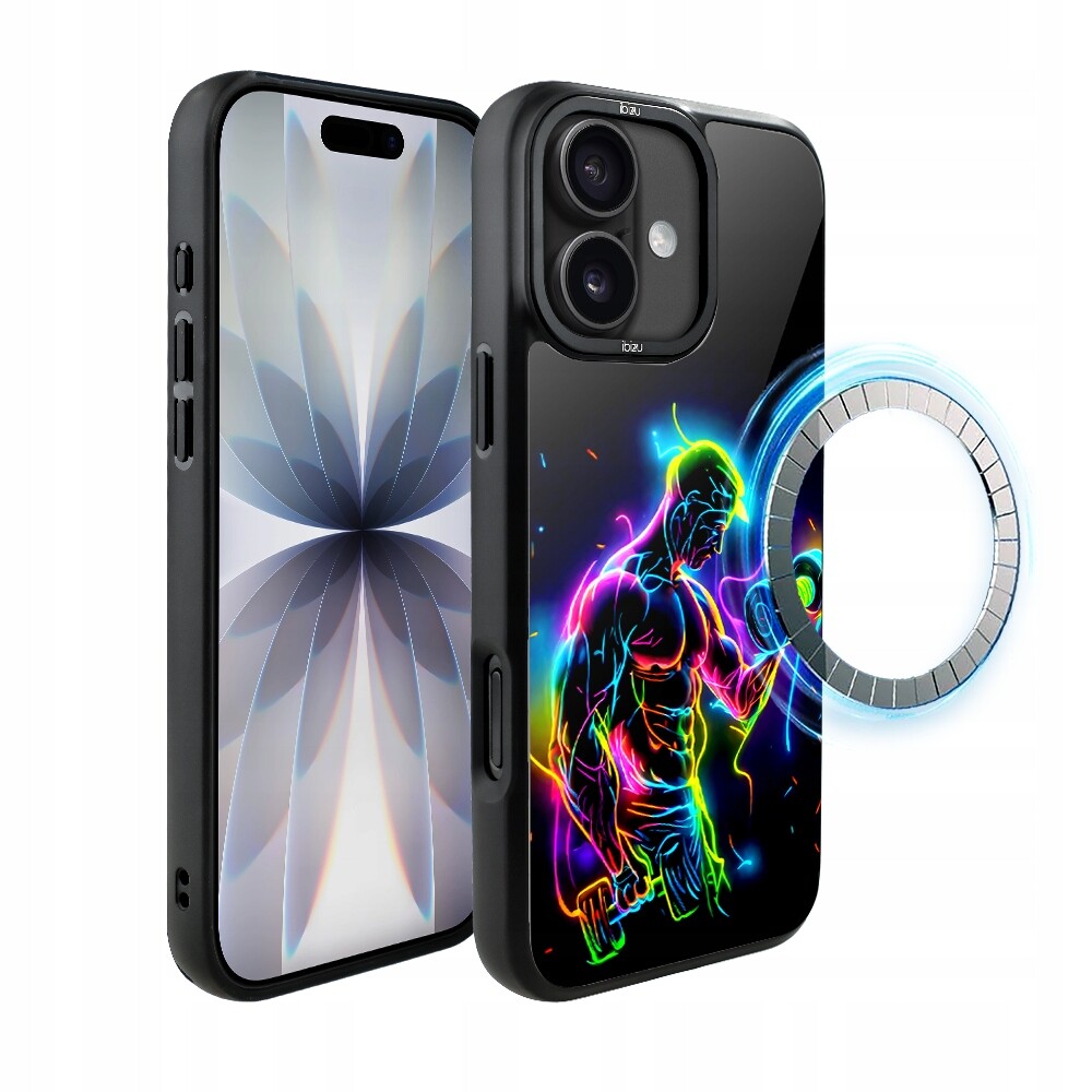 Matný Pouzdro DropGuard pro iPhone 17 Ibizu s MagSafe, #ElectroMove, Je tam síla