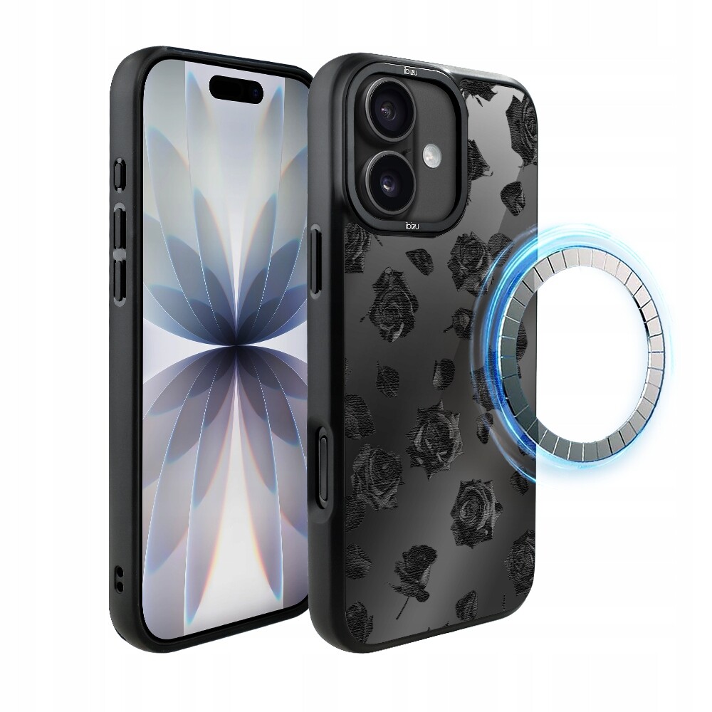 Pouzdro Ibizu DropGuard Matt s MagSafe pro iPhone 17, růžové, tmavě růžové