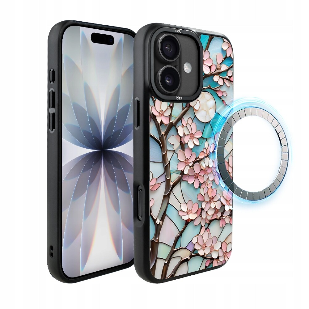 Pouzdro pro iPhone 17 Ibizu DropGuard Matt s MagSafe, Měsíční Višeň