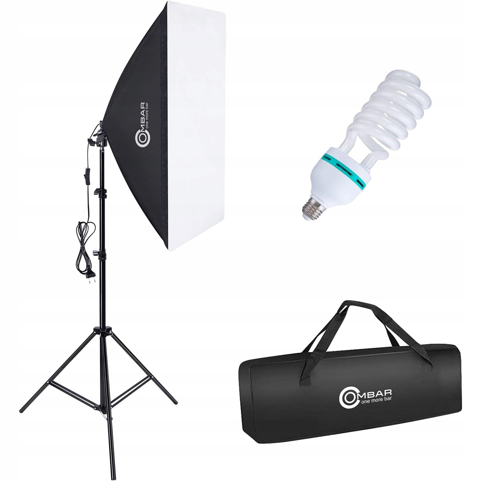Led Studiová Lampa Softbox Fgen Pro Fotografie Stativ 50x70 Žárovka 135W