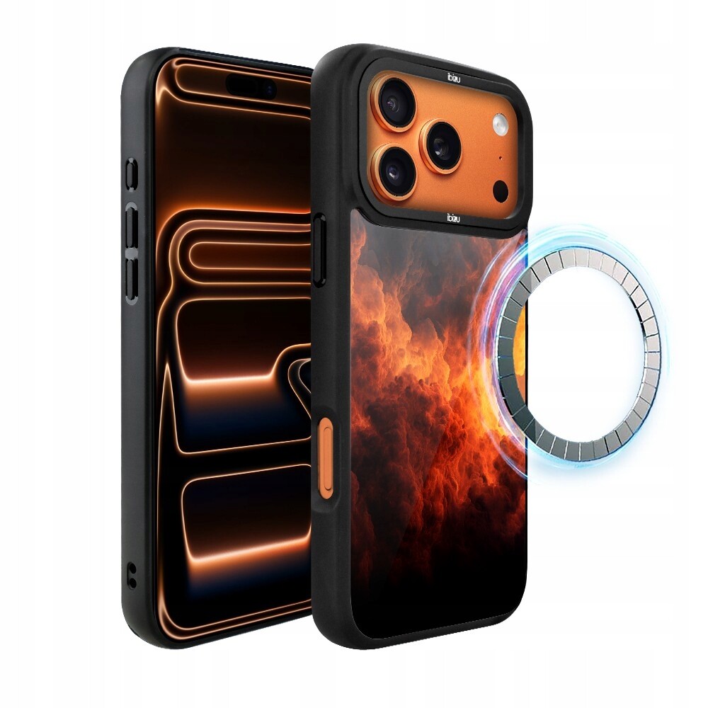 Pouzdro pro iPhone 17 Pro Ibizu DropGuard Matt s MagSafe, Inferno Sky