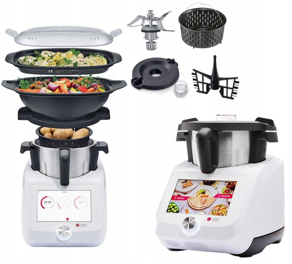 Kuchyňský Robot Lidlomix Monsieur Cuisine Smart 2025 Wifi Bílý