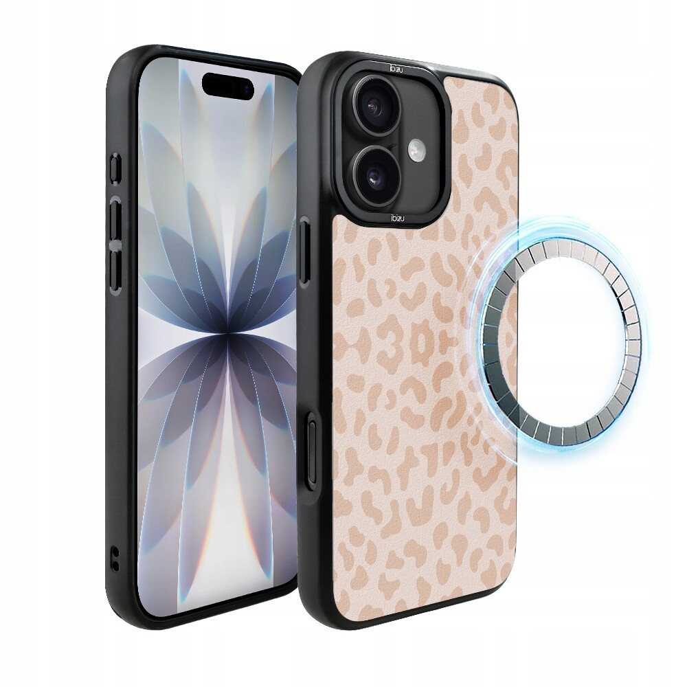 Pouzdro pro iPhone 17 Ibizu DropGuard Matt s MagSafe, Boho, jemná panterka