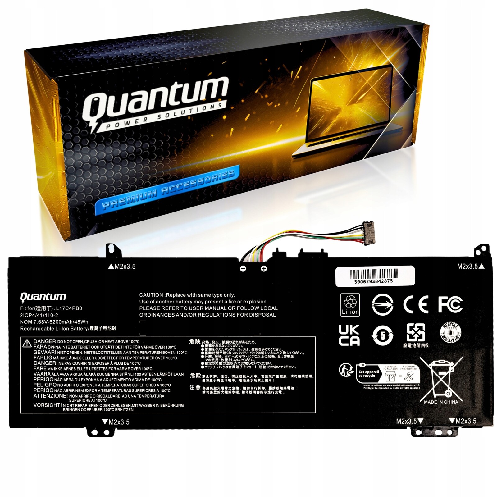 Baterie L17M4PB0 L17C4PB2 pro Lenovo IdeaPad 530S 530S-14ARR Yoga 530-14IKB