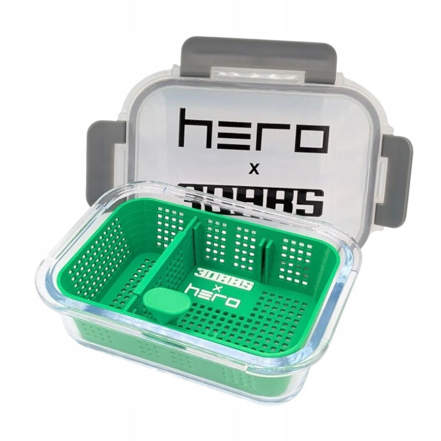 Čistící vanička 3DABS X Hero zelená