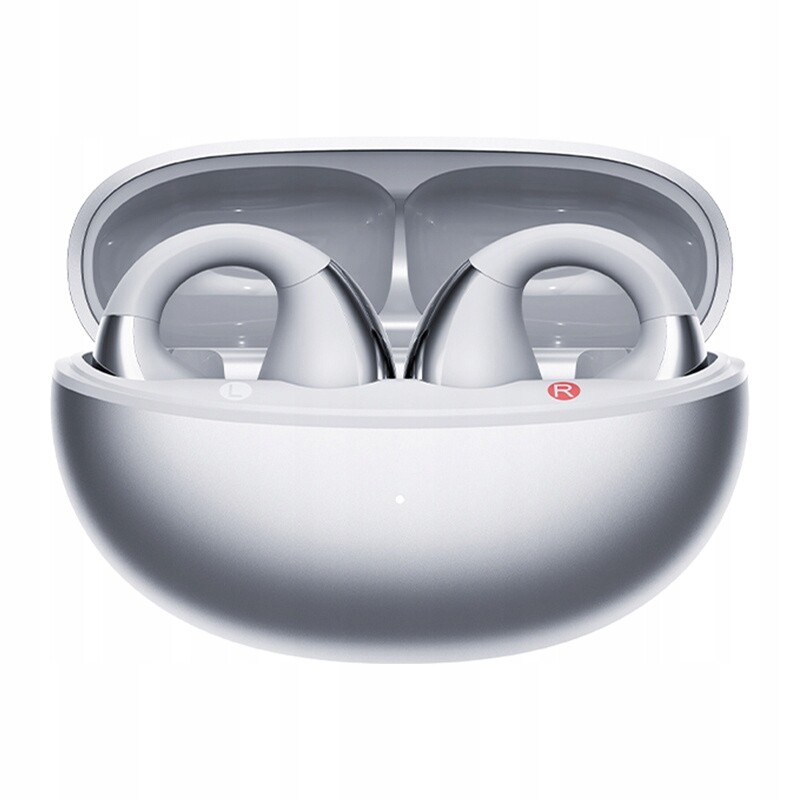 Qcy Crossky Clip C30S Bezdrátová sluchátka Open-Ear Ldac Bt 6.0 Stříbrná