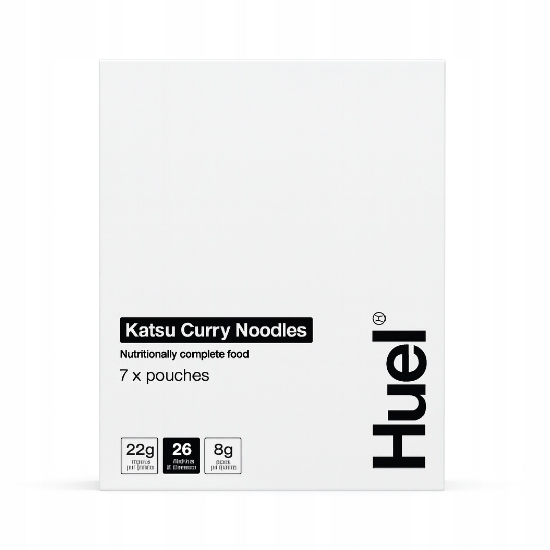 Huel Hot & Savoury Těstoviny s japonskou kari omáčkou, 7 jídel