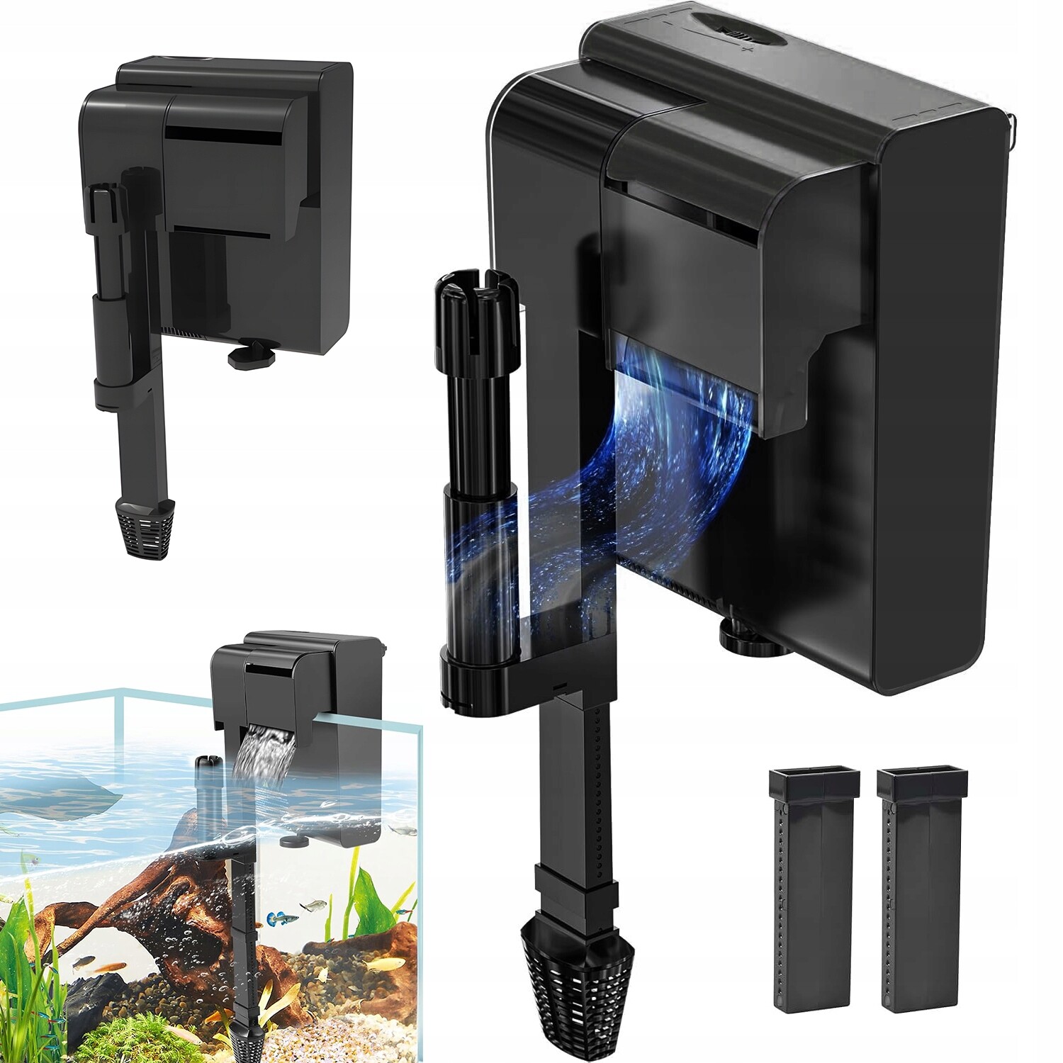 Vnější Kaskádový Filtr Uv Sterilizace Pro Akvárium Provzdušňování