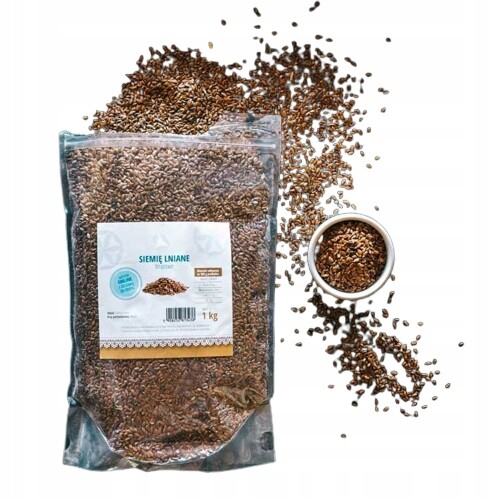 5X Lněné semínko 1 kg Schronisko Bukowina