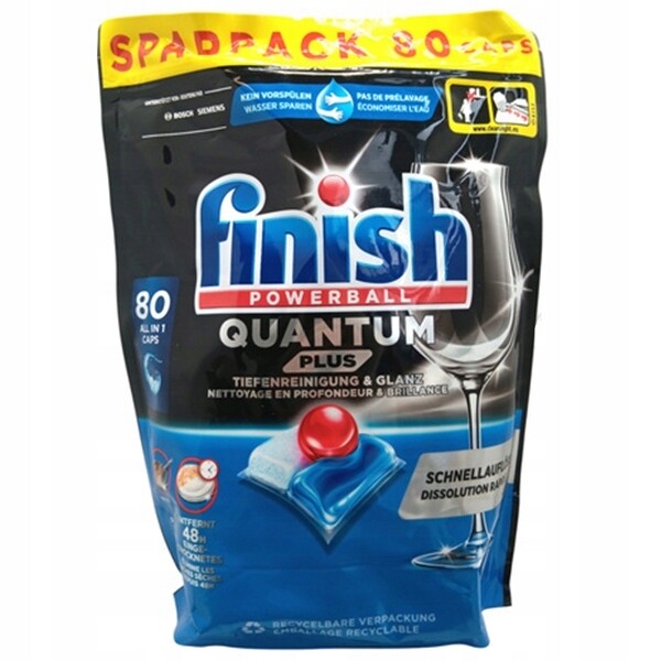 Finish Kapsle tablety do myčky Quantum Plus 80ks Original