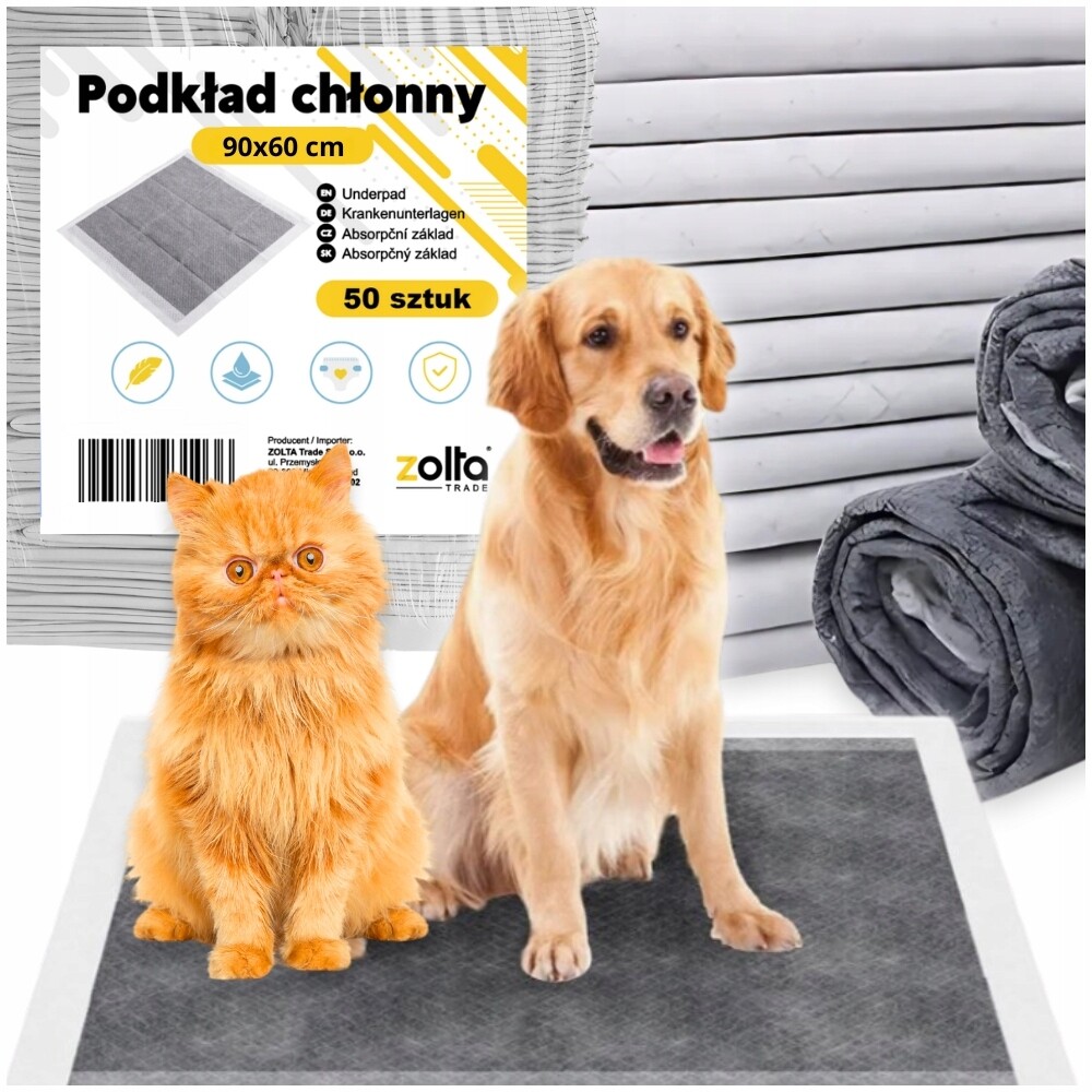 Absorpční rohože pro zvířata 90x60cm, 50 ks.
