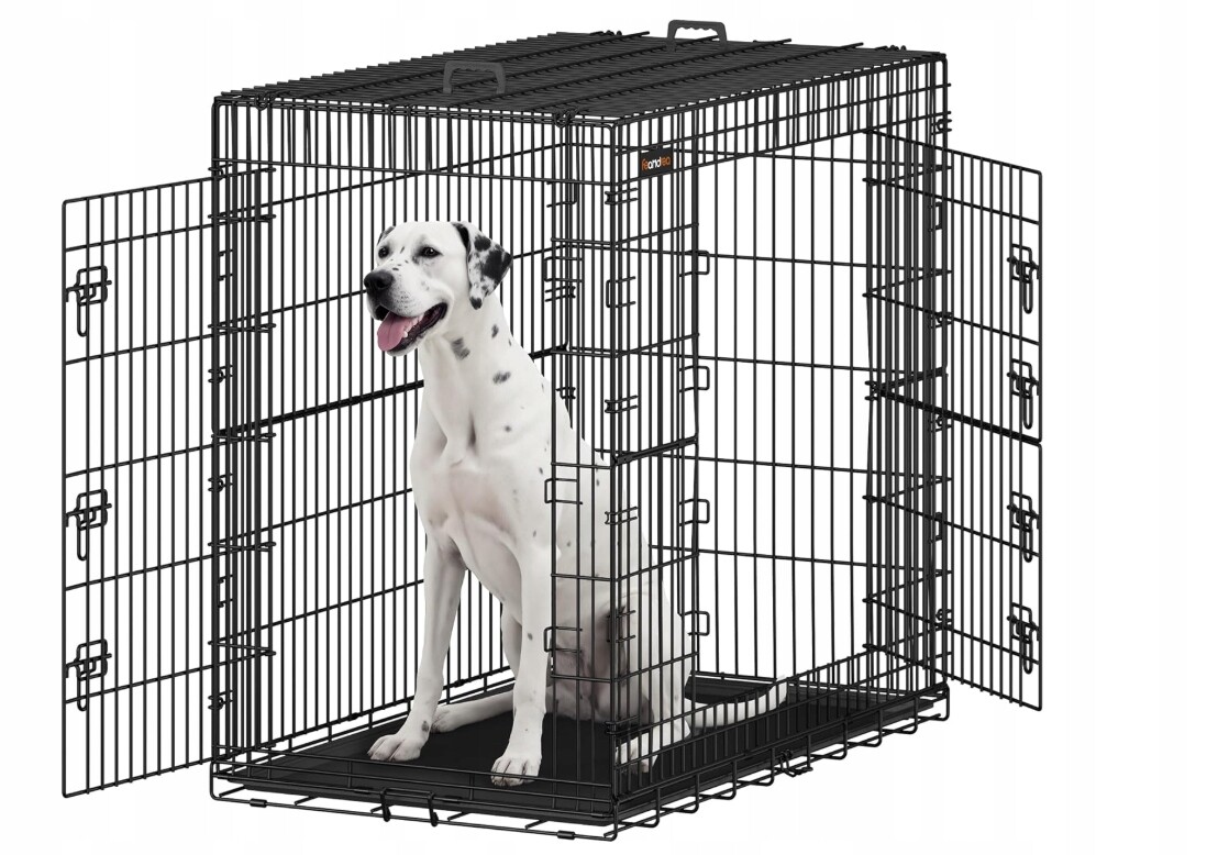 Vysoká klec pro velké psy, Songmics kotec, kov X