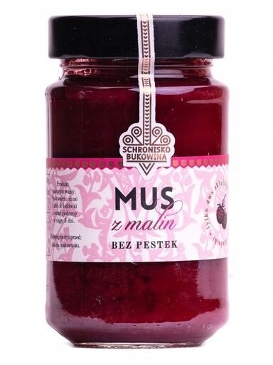 3x Malina z malin, bez pecek 240 g Útulek Bukowinaa