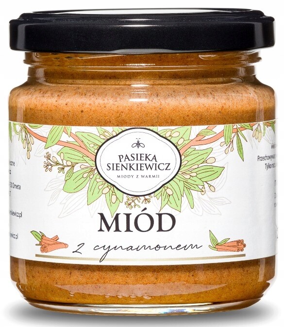 3X Pasieka Sienkiewicz Med Se Skořicí 250 G