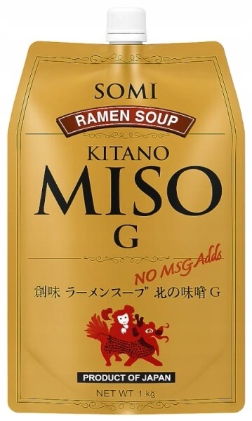 Japonský koncentrát vývaru Kitano miso na polévku ramen 1 kg Somi Japonsko