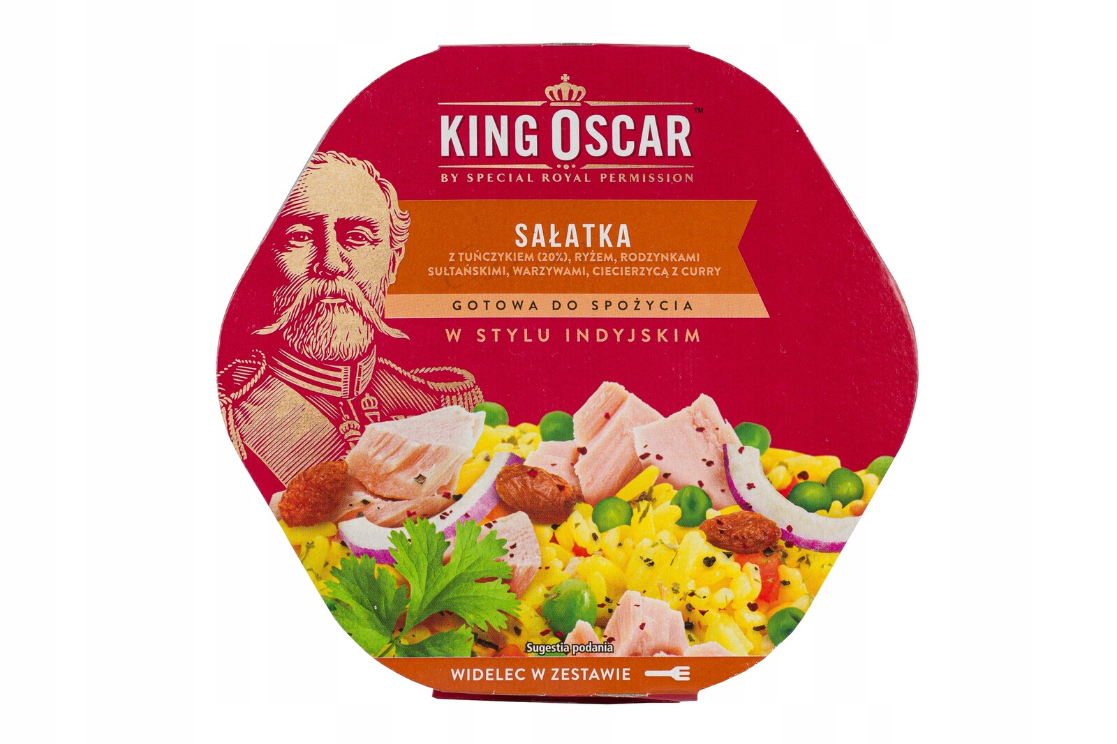 4x King Oscar Salát s tuňákem v indickém stylu 220 g