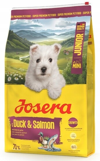 Josera Mini Junior kachna a losos 3kg