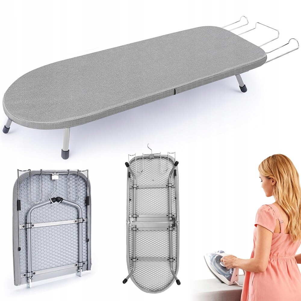 Skládací Žehlicí Prkno Z Kovové Síťky S Bavlněným Polštářkem