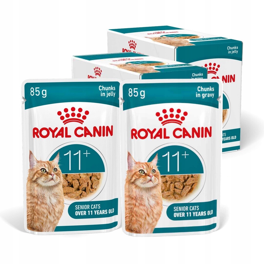 Royal Canin Ageing 11+ mokré Krmivo 12x85g kousky v želé Pro Kočky