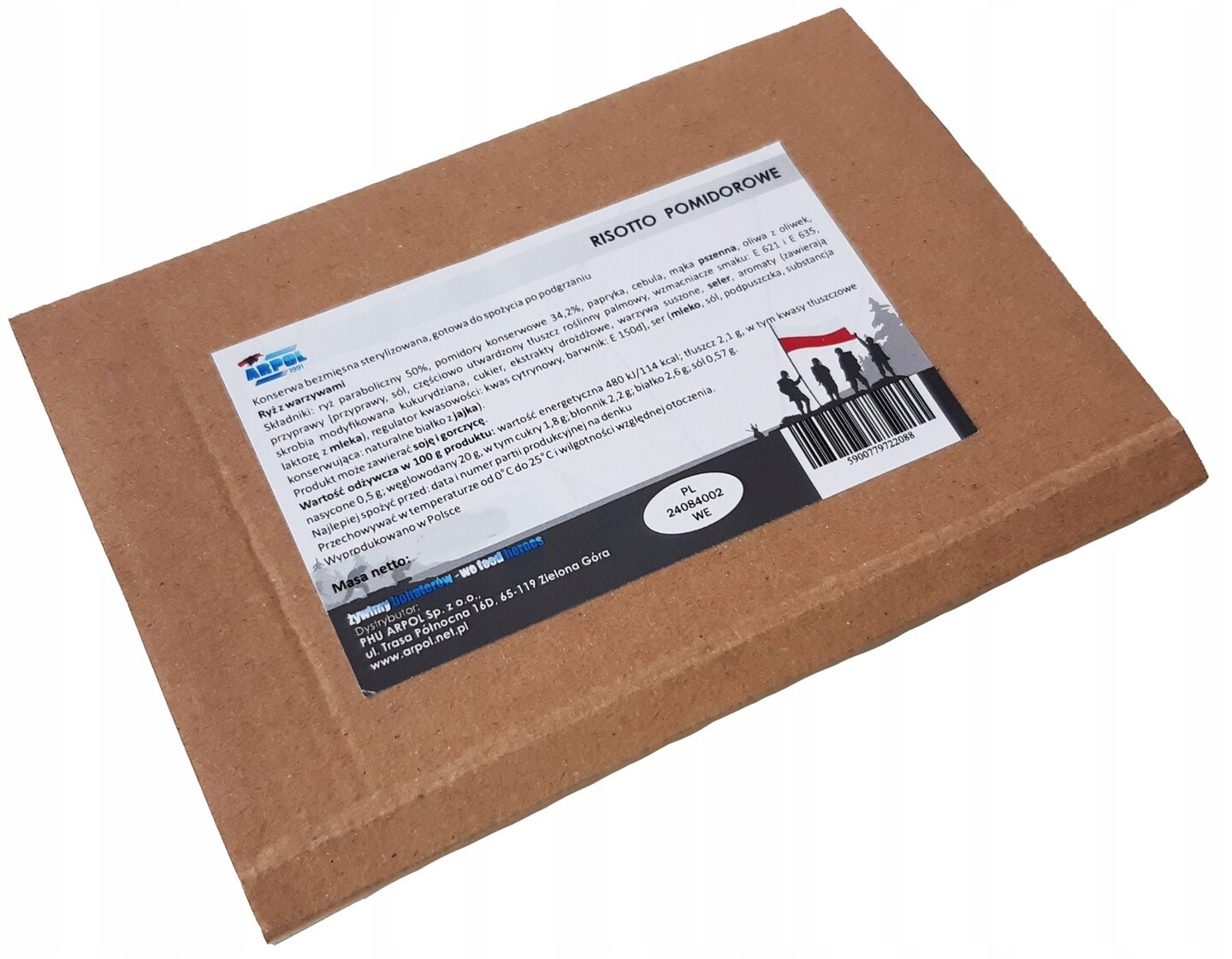 5 x Rizoto rajčatové 300 g Vege konzerva vojenské jídlo hotové jídlo