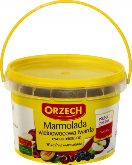 5x Ořech Marmeláda mnohoplodá tvrdá 600 g