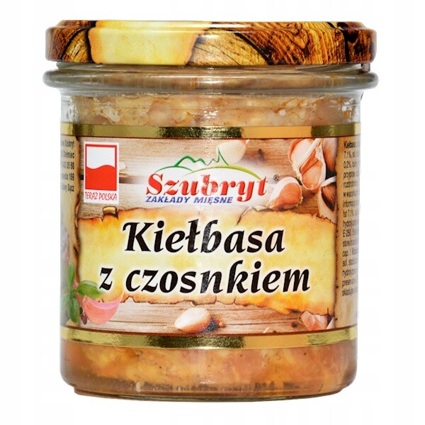 4x Klobása s česnekem Szubryt 300 g