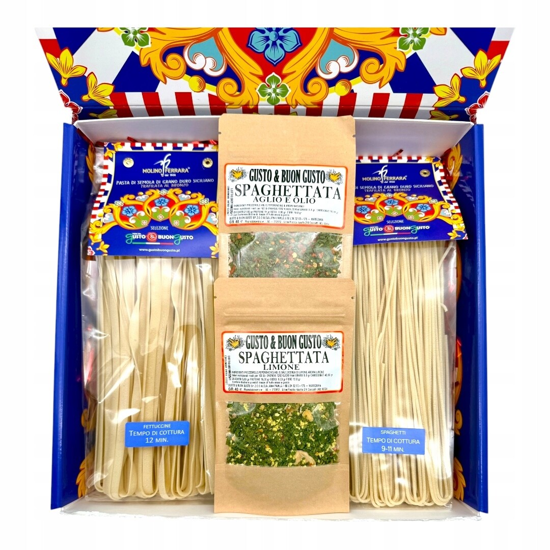 Sada těstovin a koření: Objevte pravé chutě Itálie! (1080 g)