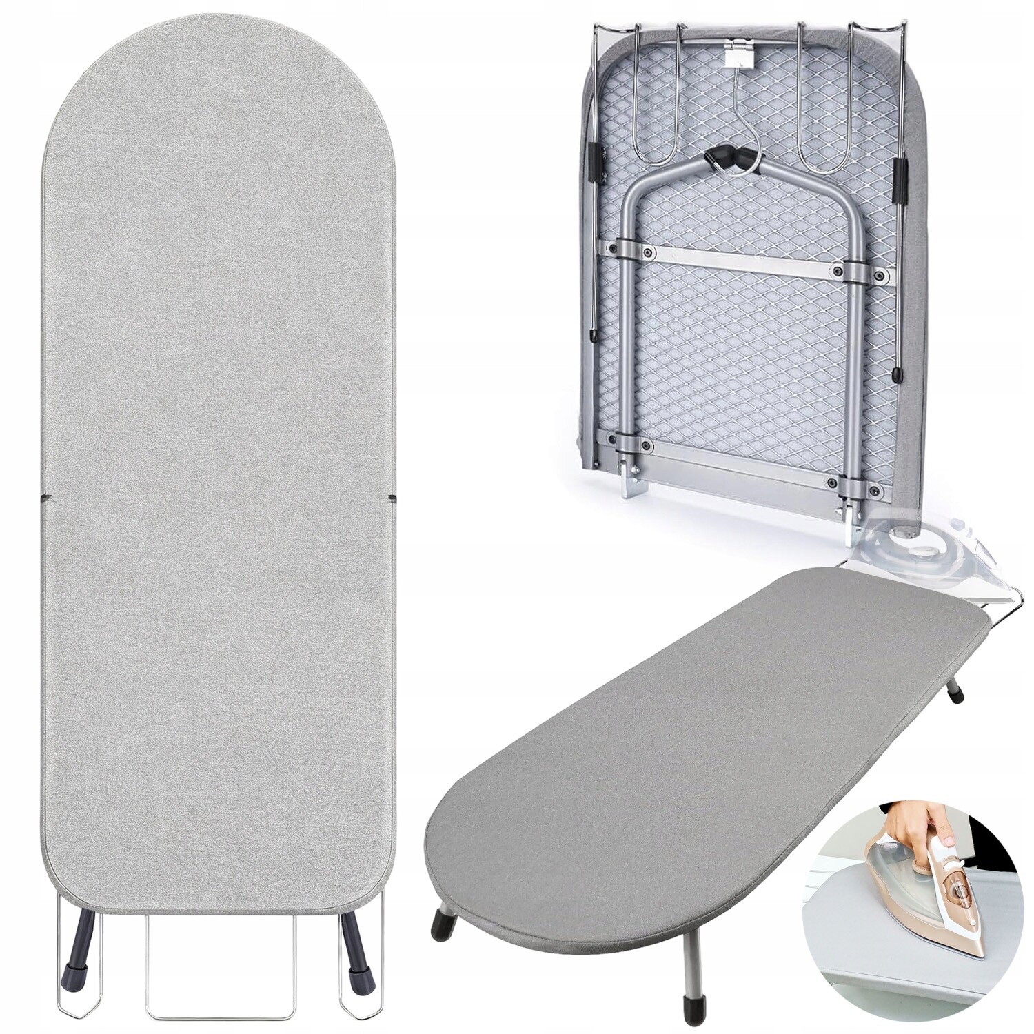 Žehlicí Prkno 83x31 cm Široká Skládací Deska Držák Na Žehličku