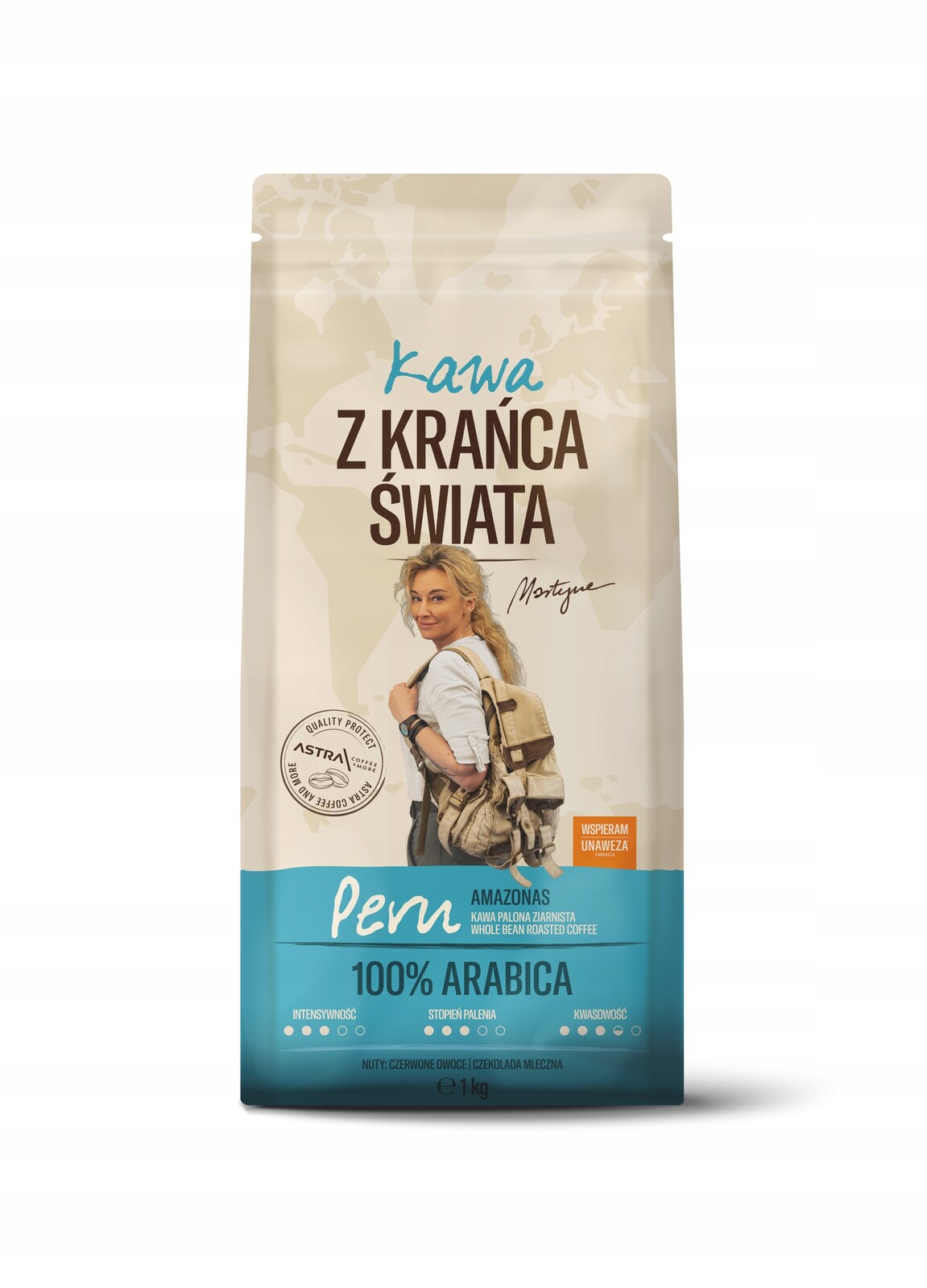 Káva zrnková Arabica z konce světa Peru 1 kg Martyna Wojciechowska