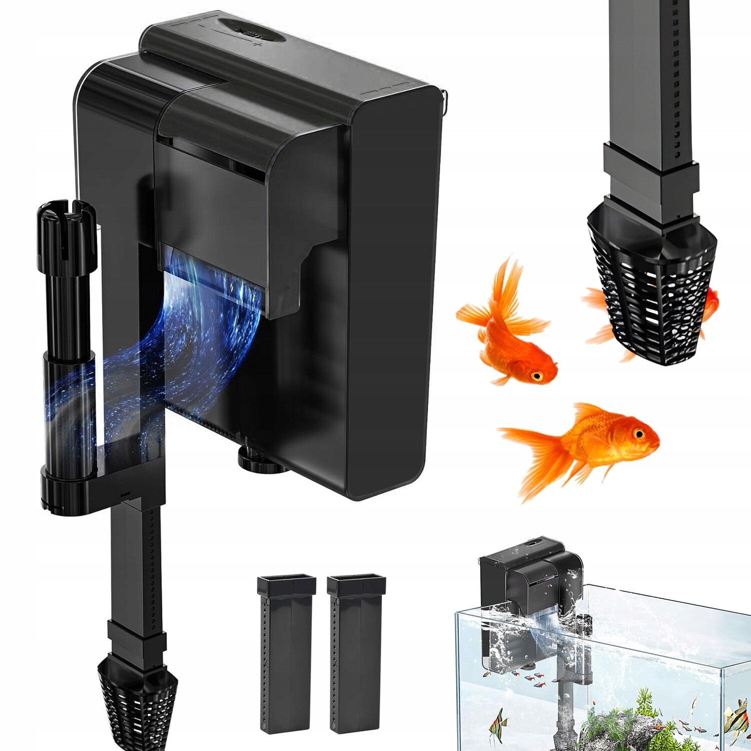 Závěsný Filtr Pro Akvárium S Regulací Průtoku A Funkcí Čištění