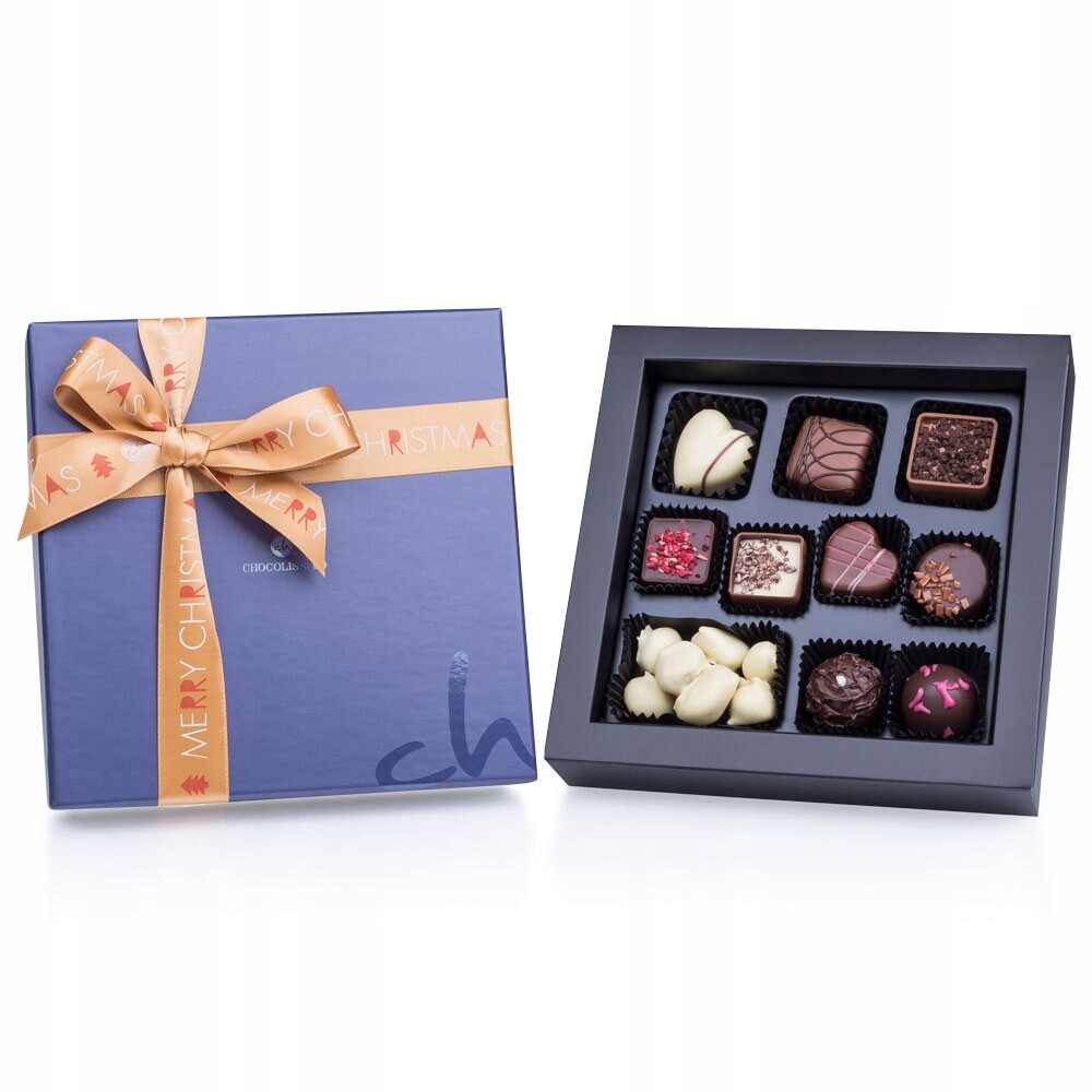 Vánoční sladkosti z belgické čokolády jako dárek Moments Mini Pralinky