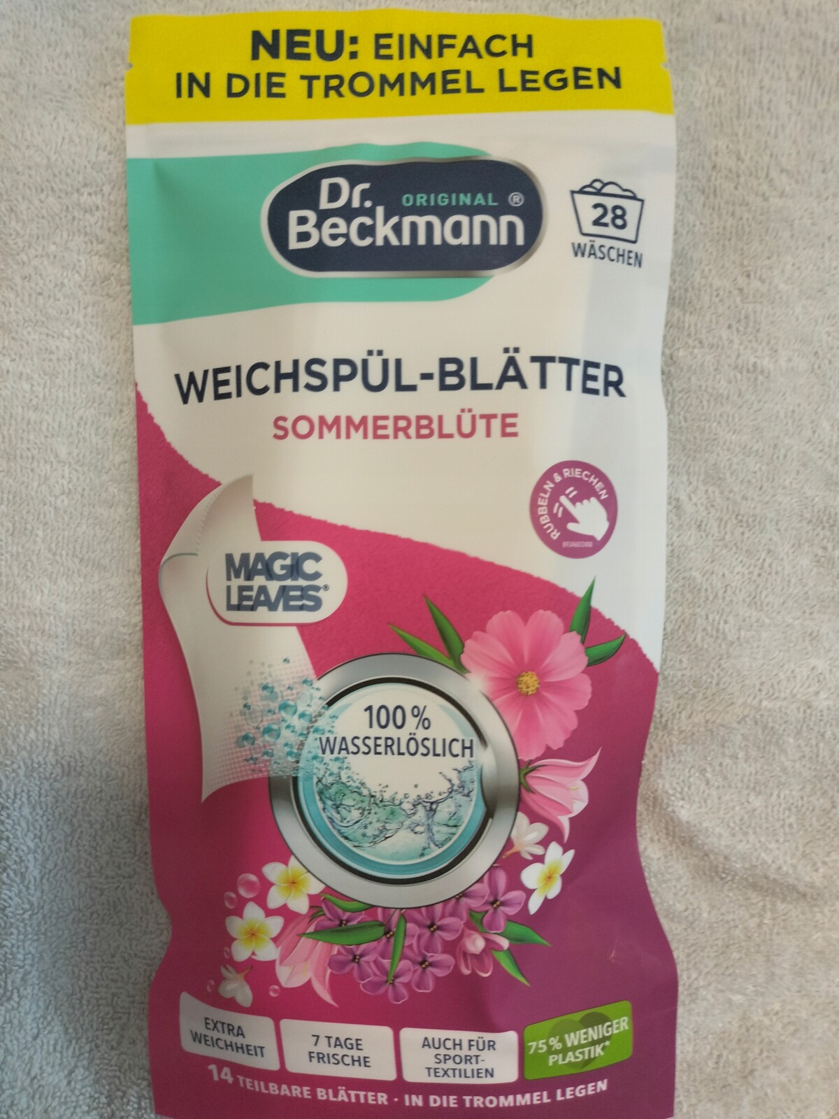Dr. Beckmann Magické Ubrousky Změkčovač Na Praní 28 Praní. z Německa