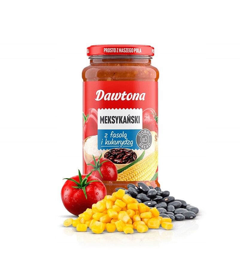 6 x Dawtona omáčka s fazolemi a kukuřicí 520 g