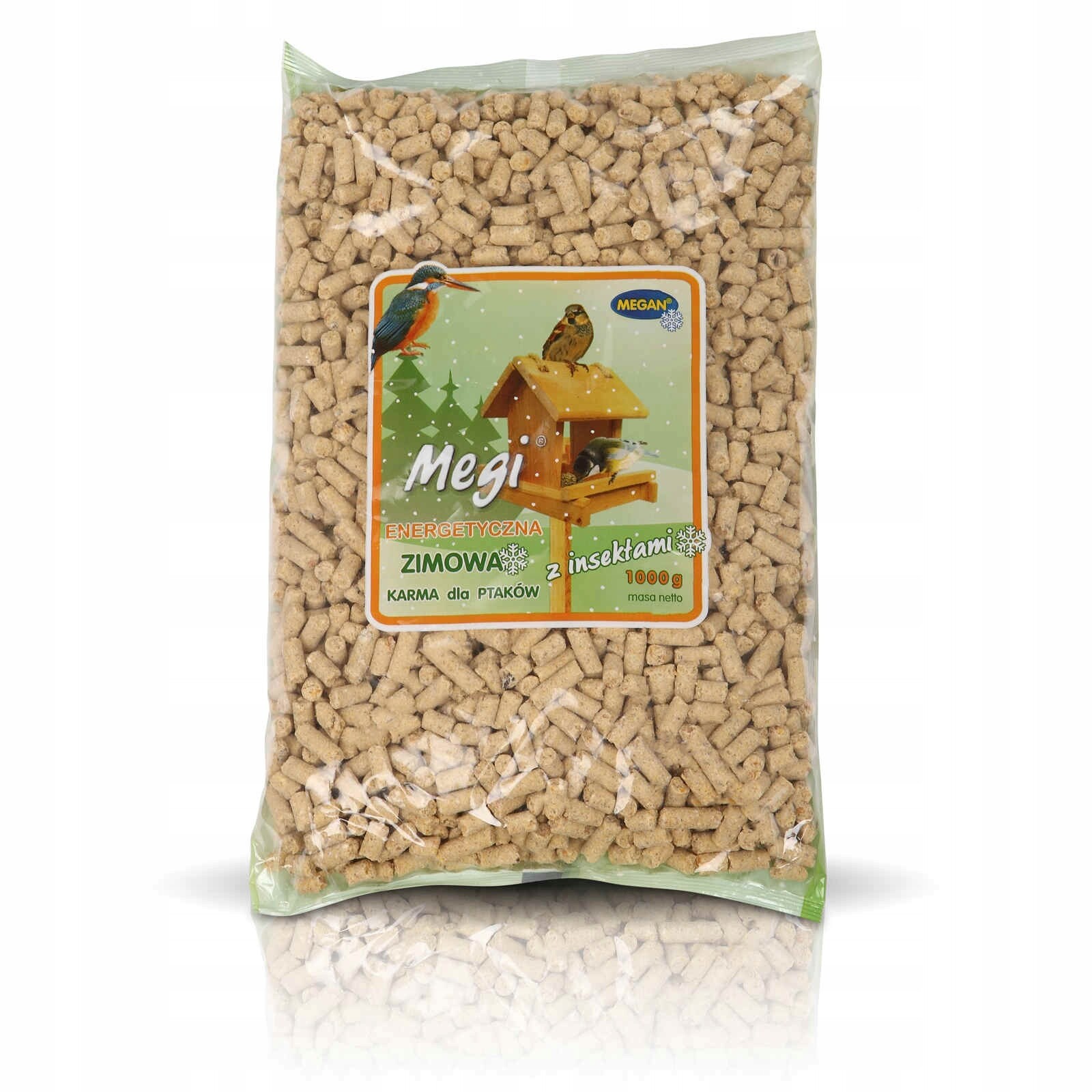 Megan Tukový granulát s hmyzem krmivo Krmivo Pro Divoké Ptáky 12 x 1 kg