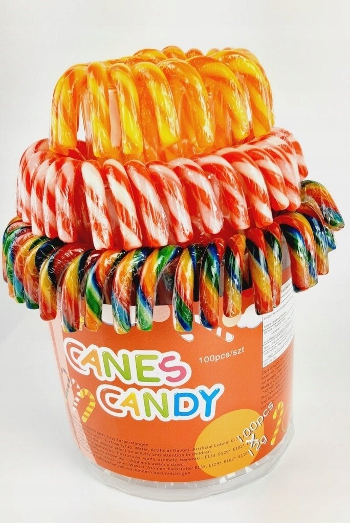 lízátko vánoční hůlka ozdoba na vánoční stromeček 100 ks